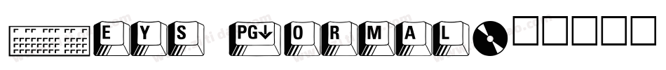Keys Normal字体转换
